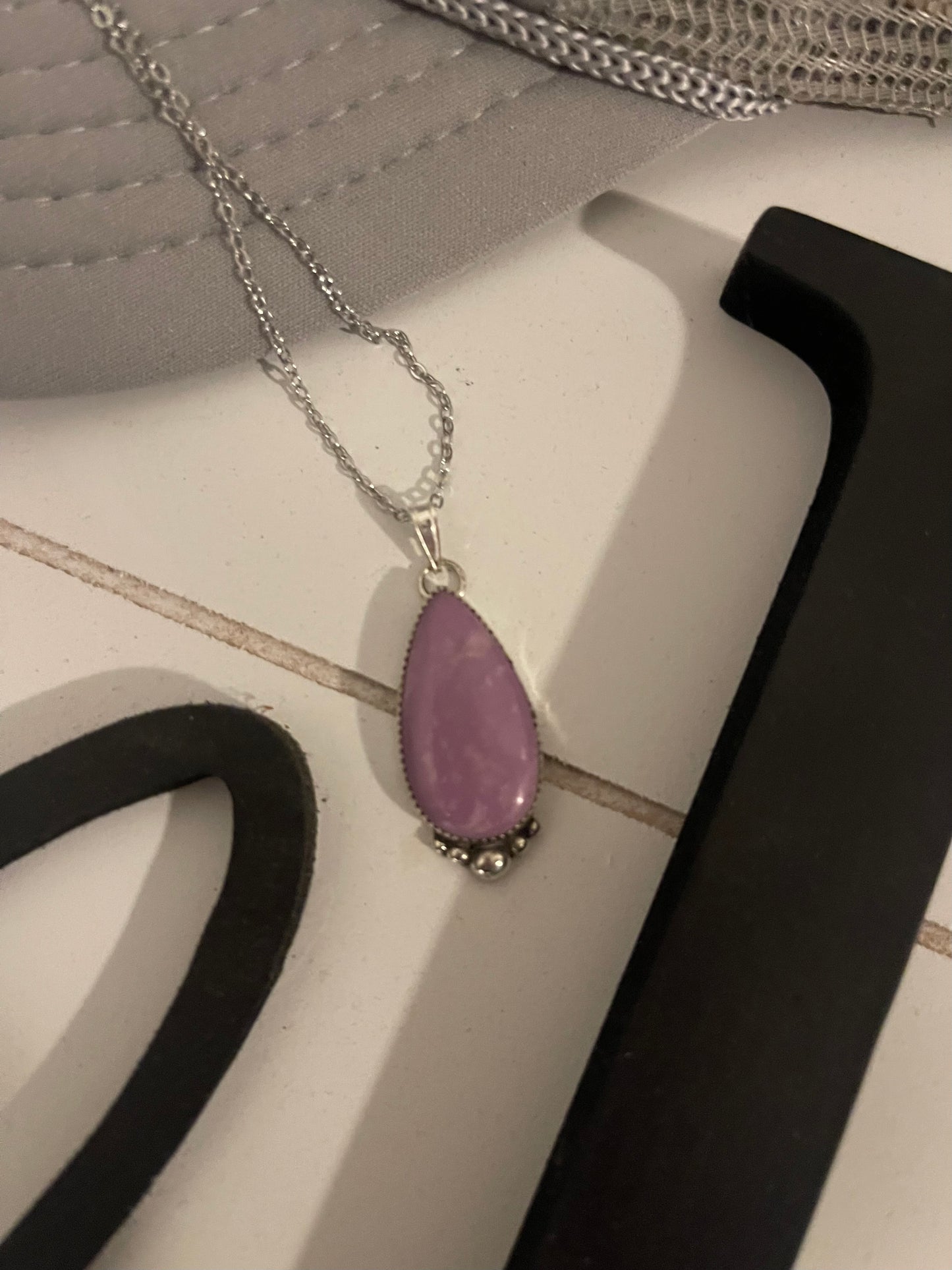 Izzy Purple Pendant